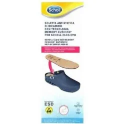 Scholl's Scholl Clog Evo Memory Soletta Antistatica 39-40 Solette E Talloniere