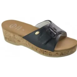 Scholl's Scholl Shoes Wappy Leather W Navy Blue 42 Calzature