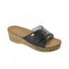 Scholl Wappy Calzatura In Pelle Colore Navy Blue Numero 37