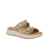 Scilla 2 Buckles Leasue W Dark Beige 37