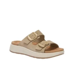 Scilla 2 Buckles Leasue W Dark Beige 37
