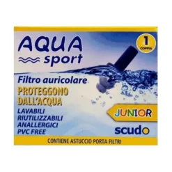 Scudo Earplug Aquasport Junior Tappi Auricolari Bambini 2 Pezzi