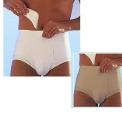 Scudotex Cotton Slip Bianco Vita Bassa Pelotte 4 Cinti Erniali