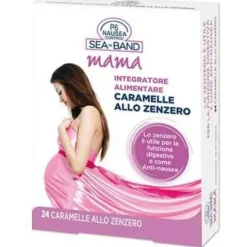 Seaband Nauseal Control Mama Caramelle Zenzero 24 Pezzi