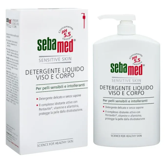 Sebamed Detergente Liquido Pelle Sensibile 1 Litro 1000 Ml Detersione Pelle Secca