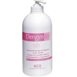 Sella Derigyn Ph 3,5 Fast Dermodetergente Liquido Intensivo 500 Ml Igiene Quotidiana