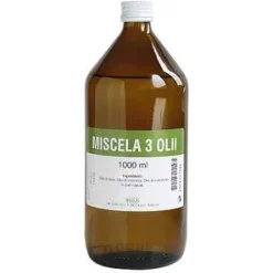 Sella Miscela 3 Olii Integratore Lassativo Emolliente 1000 Ml Lassativi Azione Delicata