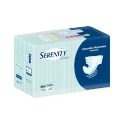 Serenity Classic Pannolone Mutanda Super Taglia L 30 Pezzi Pannoloni Per Adulti