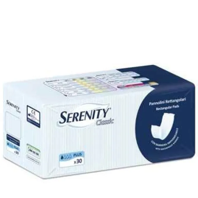 Serenity Classic Pannolone Rettangolare Con Barriera 30 Pezzi
