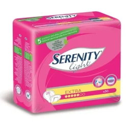 Serenity Light Lady Extra Assorbenti 30 Pezzi Incontinenza Leggera