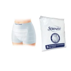 Serenity Mutandina A Rete Per Incontinenza Serenity Panty Comfort M 3 Pezzi