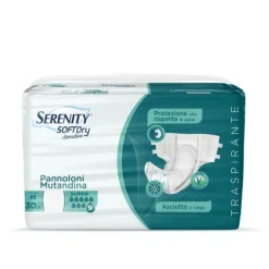 Serenity Pannolone Mutandina Sd Sensitive Super Taglia L 30Pezzi