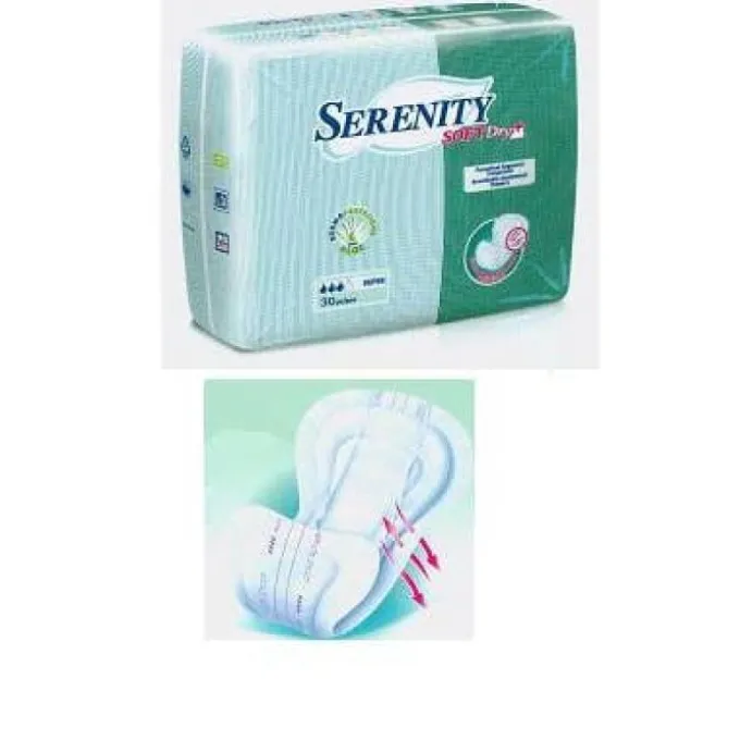 Serenity Soft Dry+ Pannolone Mutandina Super Taglia M 30 Pezzi Pannoloni Per Adulti