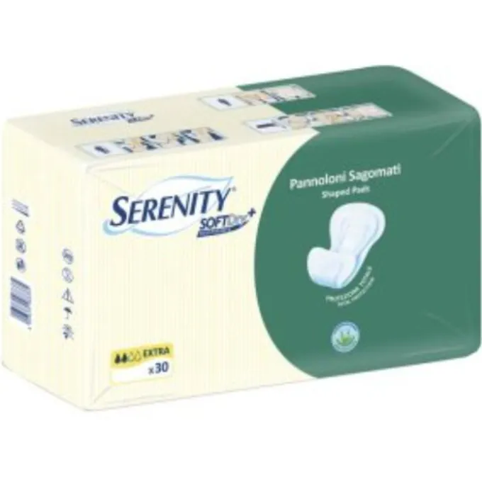 SERENITY SOFT DRY SENSITIVE EXTRA ASSORBENTI PER INCONTINENZA, CONFEZIONE DA 30 PEZZI