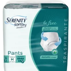 Serenity Softdry Sensitive Pants Super M 12 Pezzi