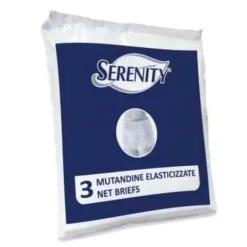 Serenity Spa Mutandina Elastica Rettangolare A Rete Serenity M 3 Pezzi Degenza