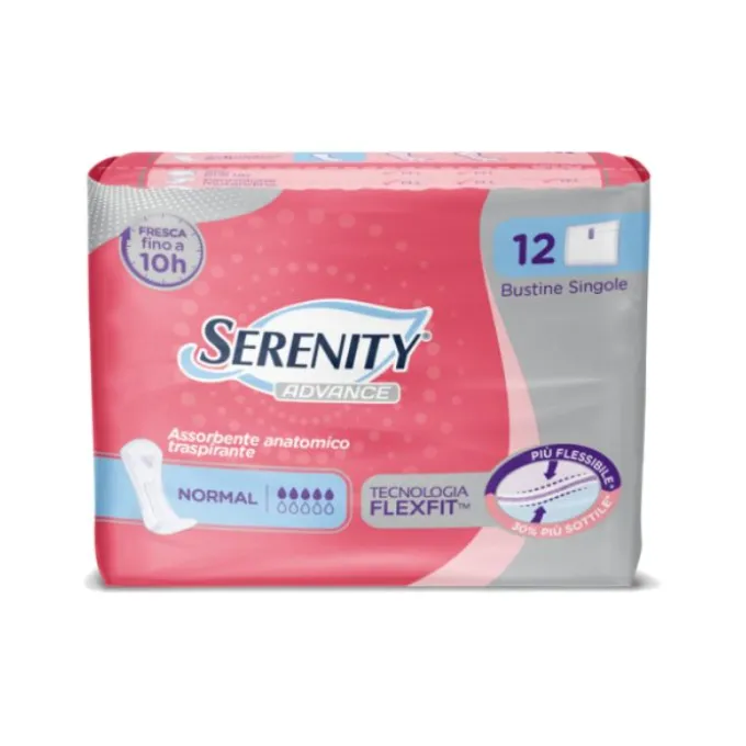 Serenity Spa Serenity Assorbente Advance Normal 6 X 12 Pezzi Pannoloni Per Adulti