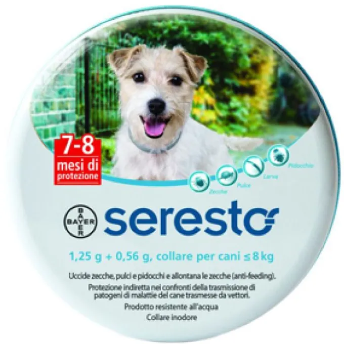 Seresto Per Cani Fino A 8Kg - 38Cm Di Lunghezza Collari