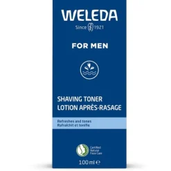 SHAVING TONER FOR MEN LOZIONE DOPOBARBA RINFRESCANTE ALL'ACQUA DI AMAMELIDE FLACONE 100 ML