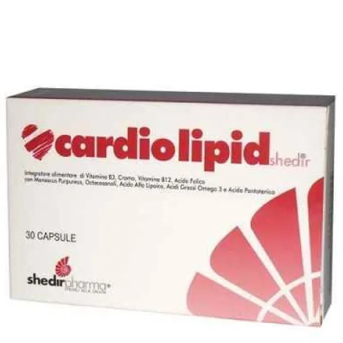 Shedir Unipersonale Cardiolipid Integratore Per Il Colesterolo 30 Capsule