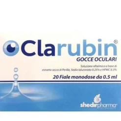 Shedir Unipersonale Clarubin Gocce Oculari 20 Flaconcini Monodose Patologie Oculari