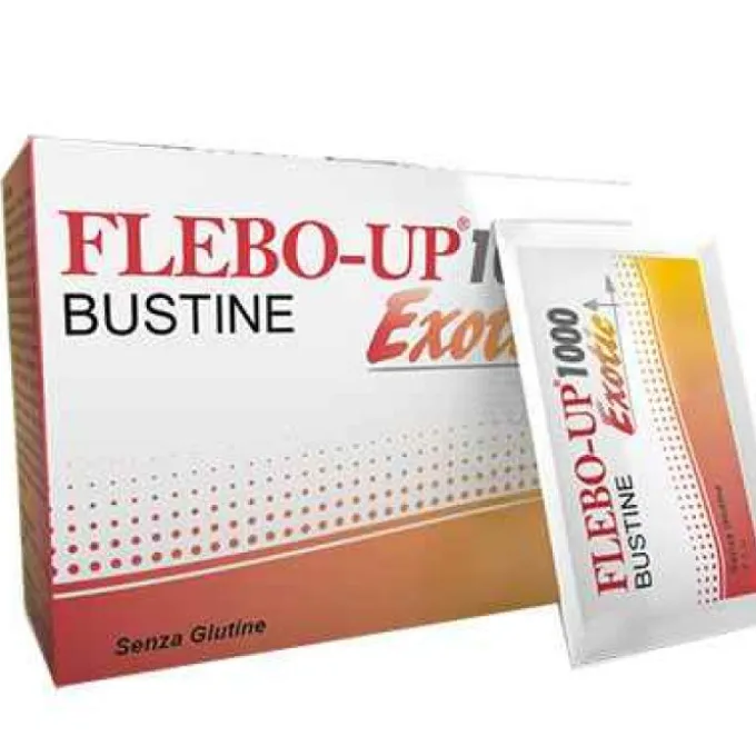 Shedir Unipersonale Flebo-Up 1000 Exotic Integratore Sistema Circolatorio 18 Bustine