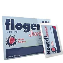 Shedir Unipersonale Flogeril Junior Integratore Alla Fragola 20 Bustine Compresse E Buste