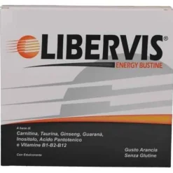 Shedir Unipersonale Libervis Energy Arancia Integratore 20 Bustine Tonificanti