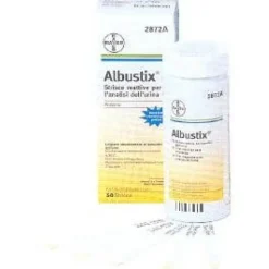 Siemens Albustix Strisce Reattive Per Le Urine 50 Pezzi Test