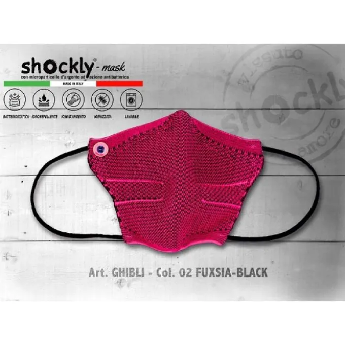 Sigari Srl Sigari Mascherina Facciale Antibatterica Lavabile Shockly Ghibly Adulto 913L200