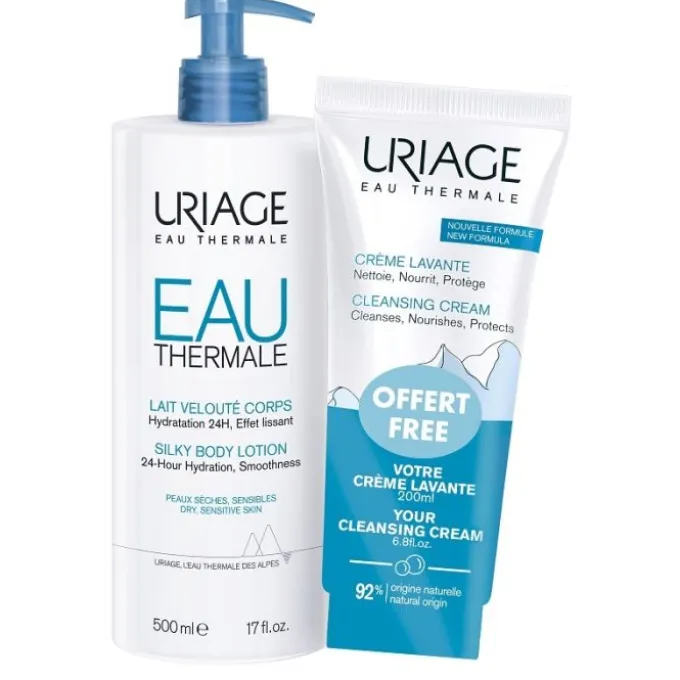 SILKY BODY LOTION 500ML + CLEANSING CREAM 200ML PROMO - LINEA COSMETICA IDRATANTE