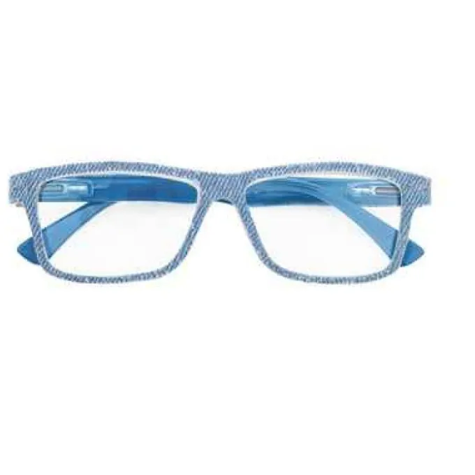Sixtus Italia Corpootto Occhiali Lettura Jeans Azzuro D + 3,00