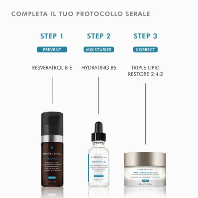 Skinceuticals Hydrating B5 Siero Idratante A Base Di Vitamina B5 E Acido Ialuronico, Per Ristabilire I Corretti Livelli Di Idratazione E Restituire Luminosità 30 Ml