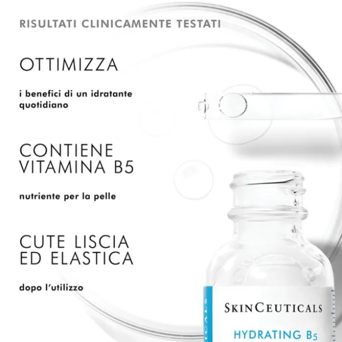 Skinceuticals Hydrating B5 Siero Idratante A Base Di Vitamina B5 E Acido Ialuronico, Per Ristabilire I Corretti Livelli Di Idratazione E Restituire Luminosità 30 Ml