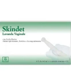 Skindet Lavanda Vaginale 4 Flaconcini Da 140 Ml Ripristino Microflora