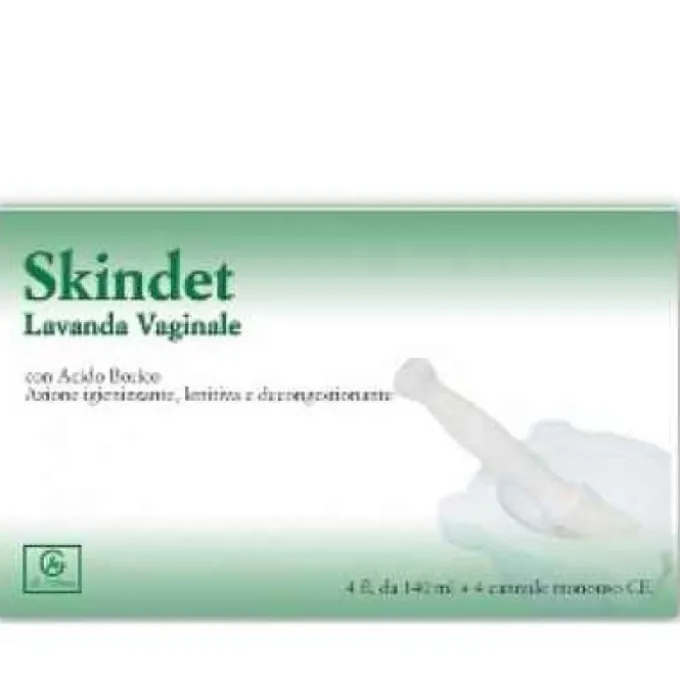 Skindet Lavanda Vaginale 4 Flaconcini Da 140 Ml Ripristino Microflora