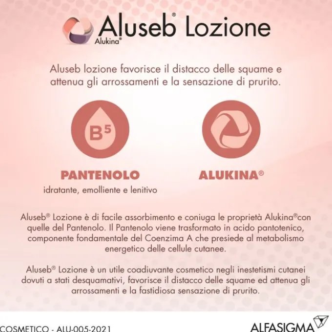 Skinius Aluseb Lozione Dermatita Seborroica Con Alukina 75 Ml Trattamenti Anticaduta