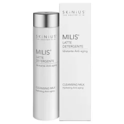 Skinius Milis Latte Detergente Idratante Viso Antietà 200 Ml Detergenti Viso Pelle Normale