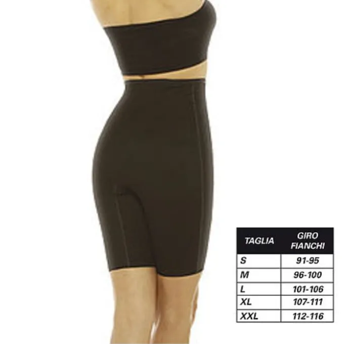 Slimagra Panty Ciclista Nero Xl Indumenti Dimagranti