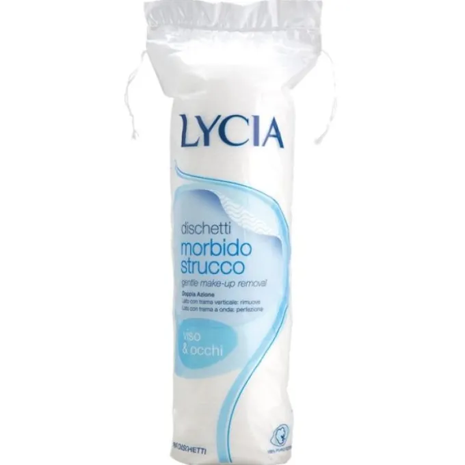 Sodalco Lycia Dischetti Struccanti Viso E Occhi In Cotone 80 Pezzi Accessori Igiene, Cura E Depilazi