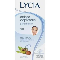 Sodalco Lycia Perfect Touch Strisce Depilatorie Viso Pelle Normale 20 Strisce