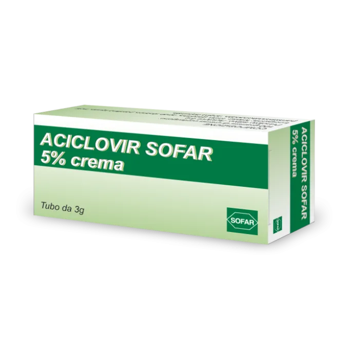 Sofar Aciclovir (Alfasigma) Crema Derm 3 G 5%