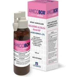 Soluzione Alcolica Per Irrigazione Dell'orecchio Amicobor 100 Ml Spray E Soluzioni Auricolari