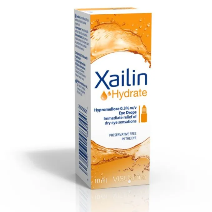 Soluzione Oftalmica Lubrificante Xailin Hydrate 10 Ml