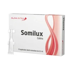 Somilux Collirio 10 Applicatori Sterili Monodose Da 0,5 Ml Occhi Arrossati