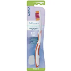 Spazzolino Total Protection Setole Medie Sofarmapiu' Normali