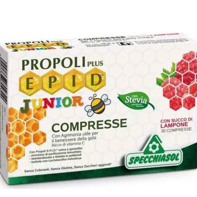 Specchiasol Epid Junior Integratore Per La Gola 30 Compresse