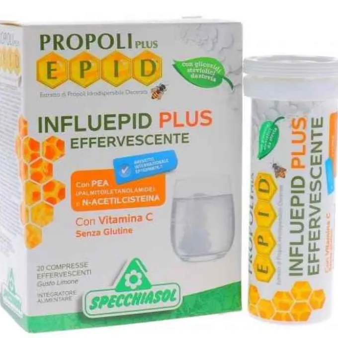 Specchiasol Influepid Plus Effervescente Integratore Difese Immunitarie 20 Compresse