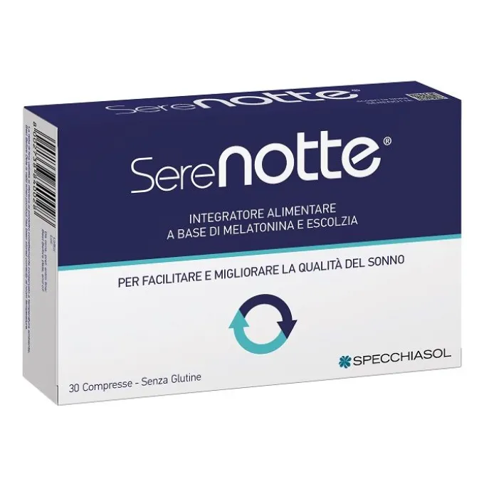 Specchiasol Serenotte Plus Integratore Per Il Sonno 30 Compresse