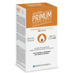 Specchiasol Srl Primum Drenante Minidrink Arancia Con Karkade' 15 Stick Ritenzione Idrica
